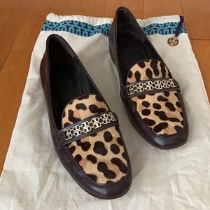 Tory Burch Pony Hair Loafers